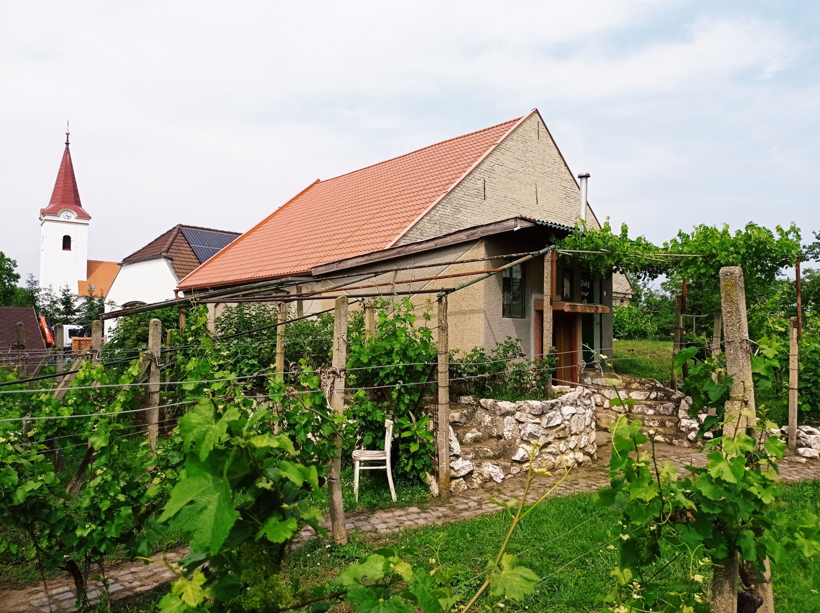 Řadový rodinný dům s garáží, vinným sklepem a rozlehlou zahradou v obci Dobré Pole. - Obrázek 23