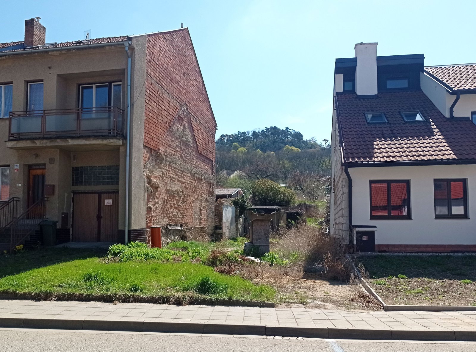 Stavební pozemek na úpatí Svatého kopečku v Mikulově.